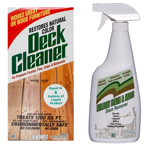 Outdoor Cleaning Sale, Deck Cleaner, Mildew Stain & Moss Stain Remover, Mildew, Moss, Deck, Fence, Split Rail, Outdoor Cleaning